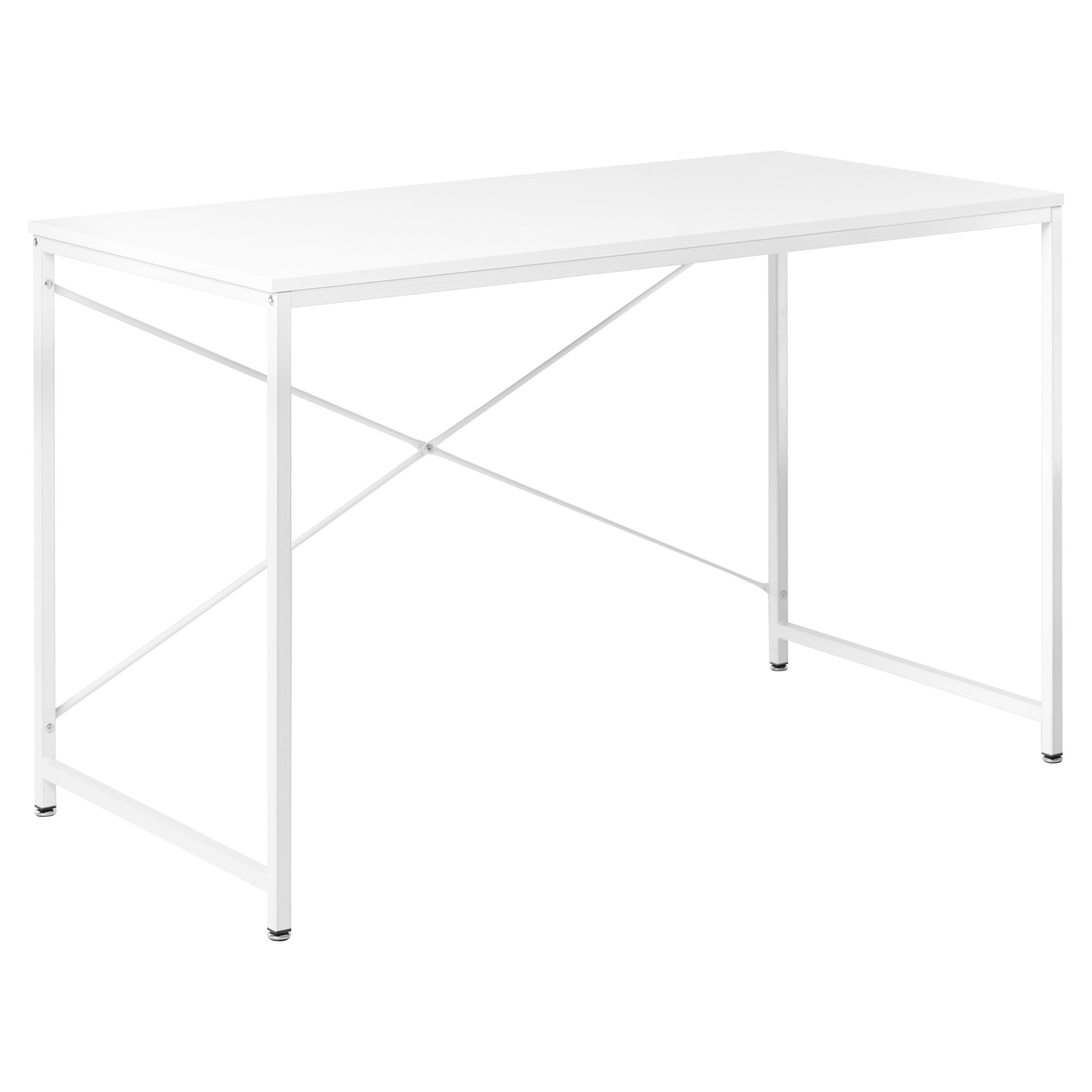 Beliani PSACÍ STŮL Bílý 120/60 cm Andaste