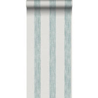 TAPETE gemalte Streifen 53 cm x 10,05 m - Blau, Papier (53/1000cm) - Sanders & Sanders