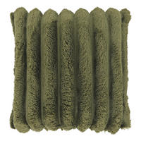 DEKOKISSEN Romee Grün 50/50/8 cm - Waldgrün, Textil (50/50cm) - Unique Living