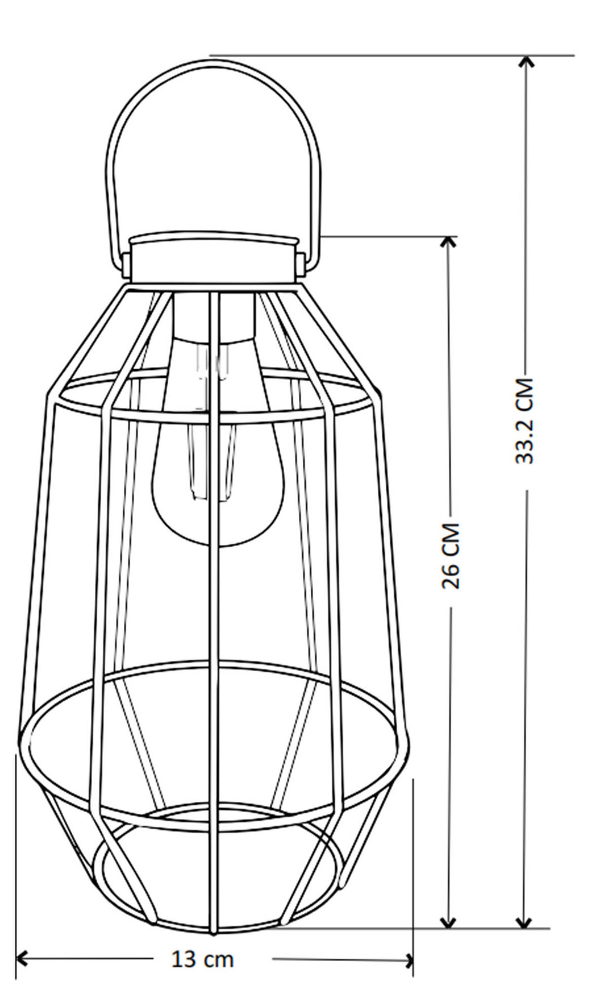 LED-SOLAR-LATERNE Dämmerungssensor Garten Balkon Modern Industrielook IP44 Laterne - Weiß, Metall (13/13/33.2cm) - Northpoint