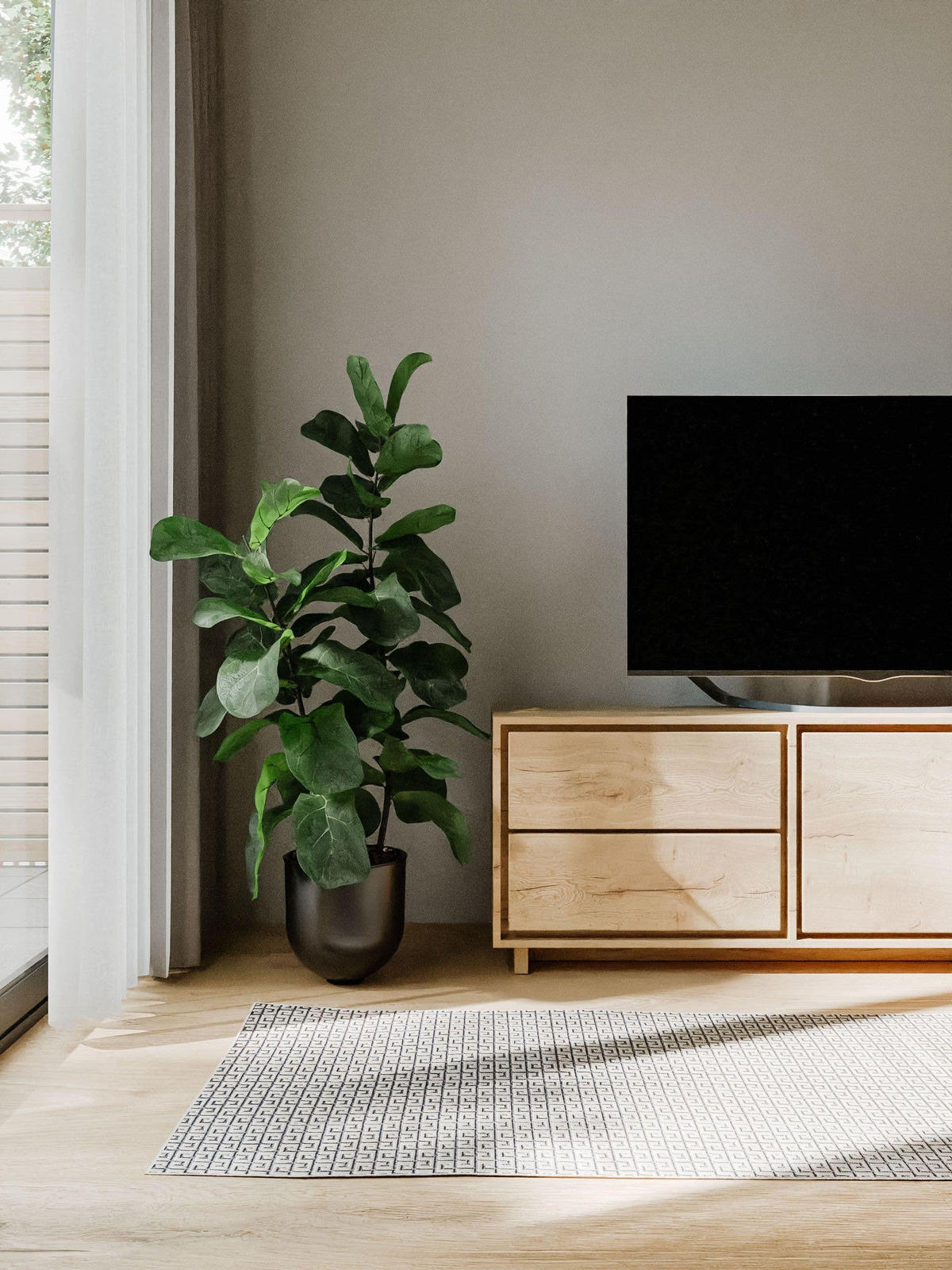 Outdoorteppich Lou Weiß 70x200 cm - Weiß, Kunststoff (70/200cm) - benuta