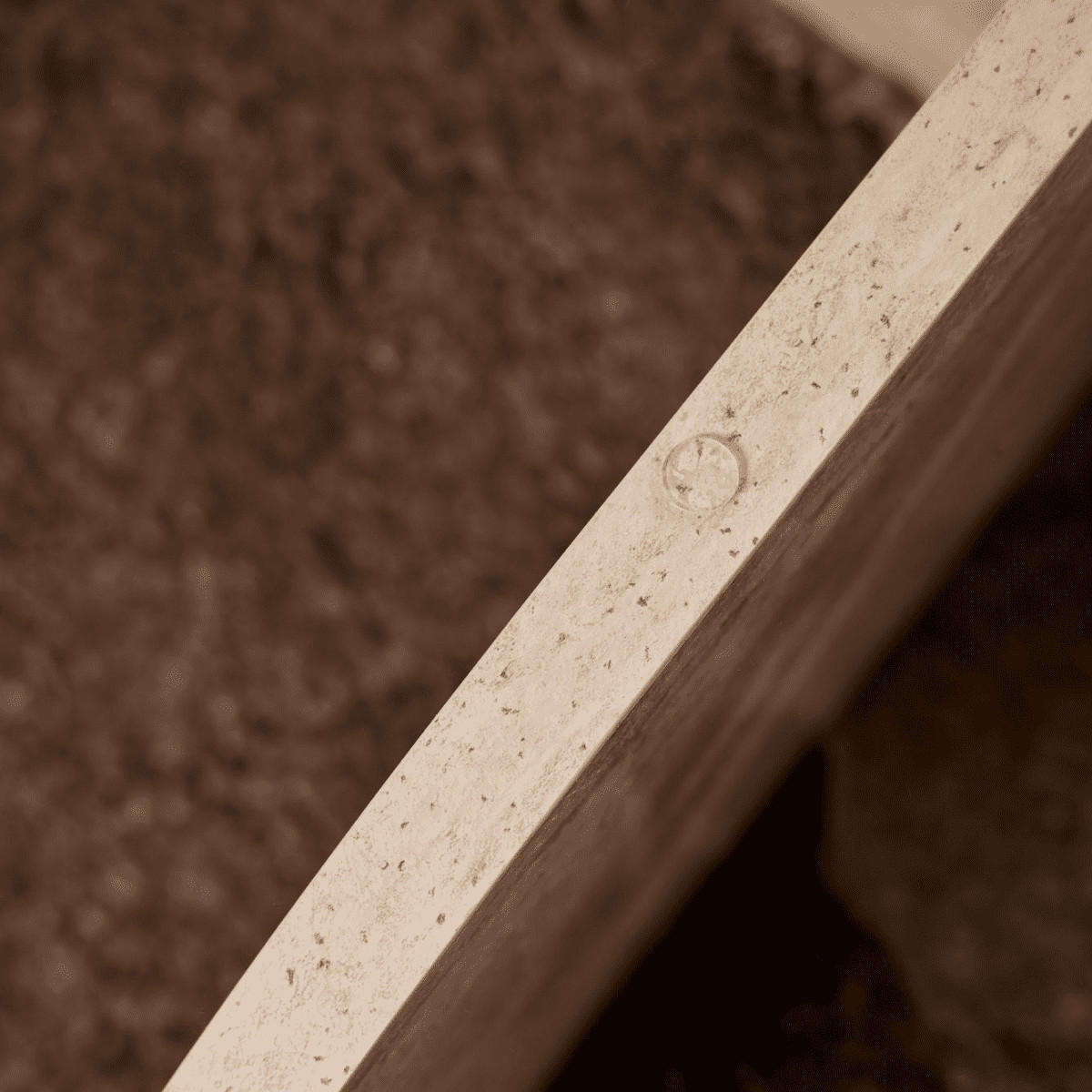 COUCHTISCH mit gekreuzten Beinen und gehärteter Glasplatte 75/75/35 cm - Beige, Holzwerkstoff (75/75/35cm) - Calicosy