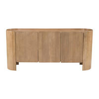SIDEBOARD - 165 cm x 40 cm - Holz, Platte - Naturfarben Hell - ISLARA - Naturfarben, Holz (165/75/40cm) - Vente-Unique