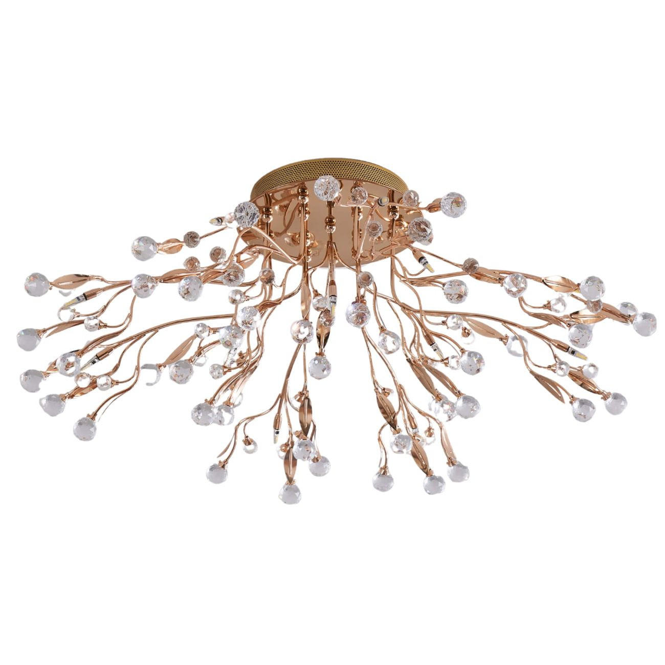 DECKENLEUCHTE Gutenstein, Roségold, 29cm - Roségold, Glas (29/78/29cm) - KOSILUM