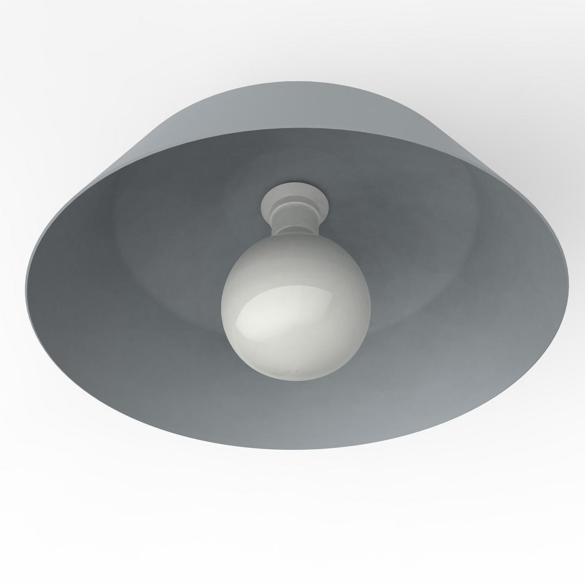 DECKENLEUCHTE - Grau, Metall (35/35/20cm) - Lumicom