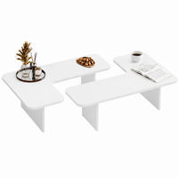 COUCHTISCH Toro Weiß - Weiß, Holzwerkstoff (89/58/28cm) - Decorotika