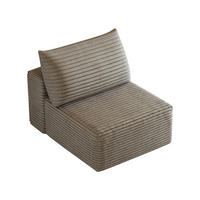 SOFAELEMENT DE-34721 Modulares 1‑Sitzer‑Element Kamel - Sandfarben, Textil (95/83/70cm) - ComfortXL