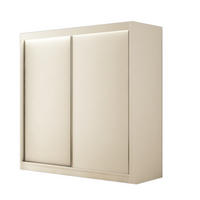 SCHWEBETÜRENSCHRANK Saturn 120 cm 2-türig, weiß - Weiß, Kunststoff (120/215/61cm) - Margaret Hadas24