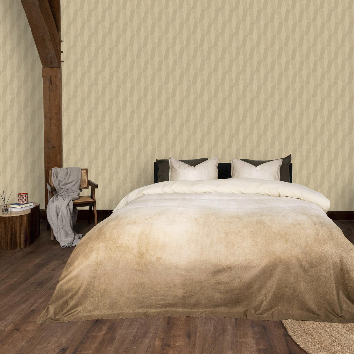 VLIESTAPETE - Zao Gold - Goldfarben, Papier/Kunststoff (52/1000cm) - Graham & Brown