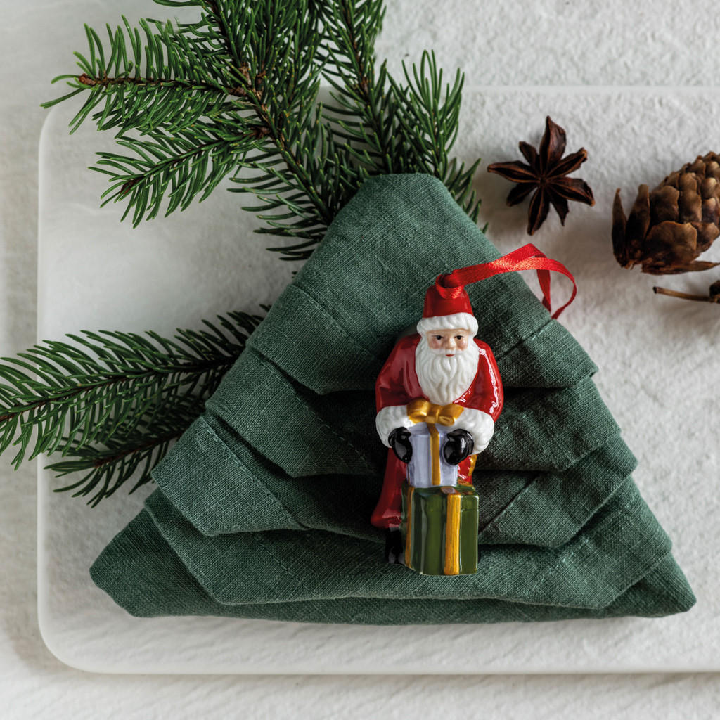 ORNAMENTE SANTA CLAUS Nostalgic Ornaments bunt 3er Set - Multicolor, Keramik (1/1/1cm) - Villeroy & Boch