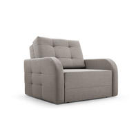 SCHLAFSESSEL Porto 80 - Cappuccino - Hellbraun, Holz (101/90/100cm) - Möblo