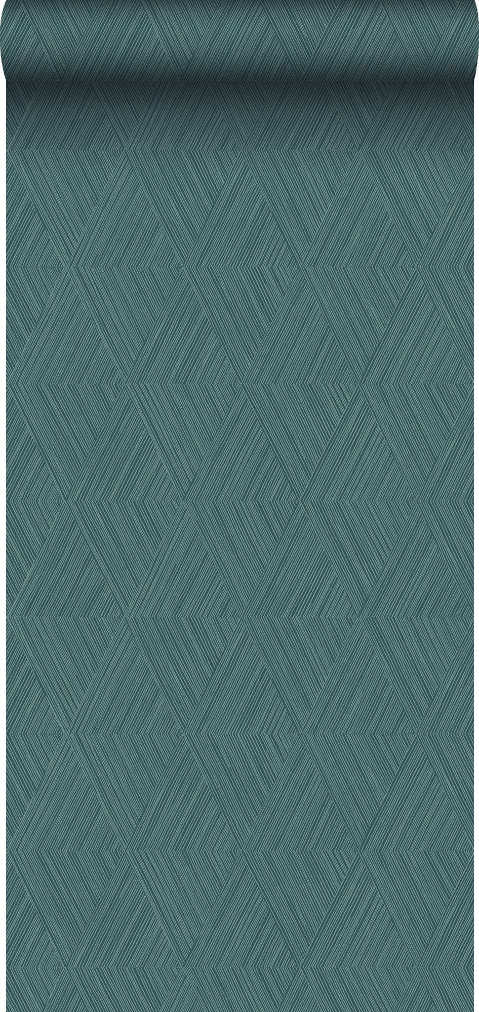 TAPETE 3D-Muster 50 x 900 cm - Blau, Papier (50/900cm) - Origin Wallcoverings