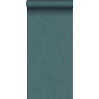 TAPETE 3D-Muster 50 x 900 cm - Blau, Papier (50/900cm) - Origin Wallcoverings