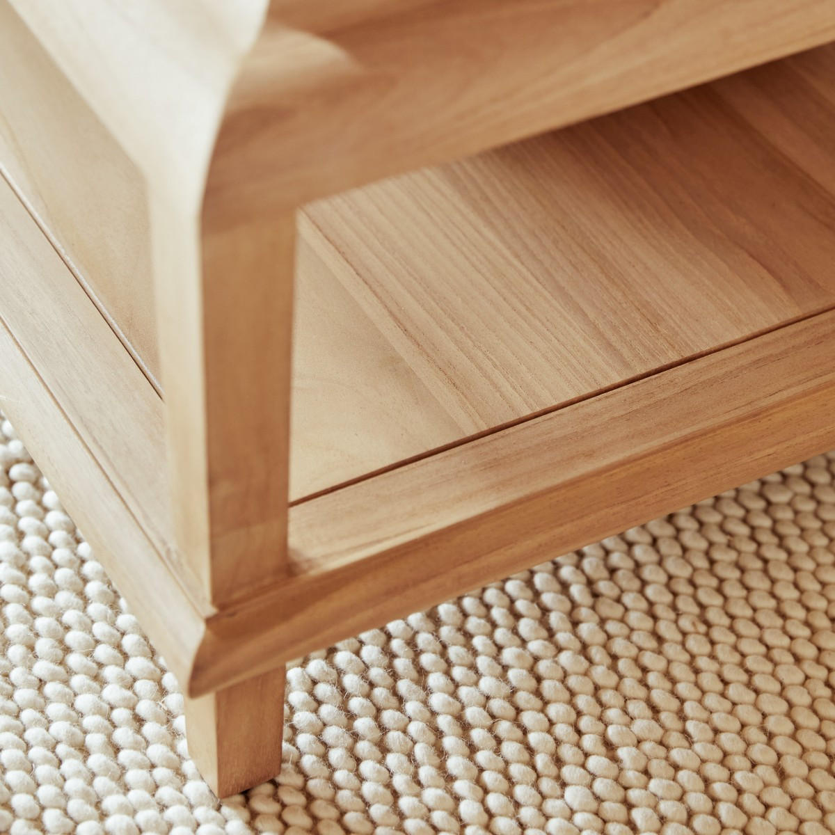 COUCHTISCH Achille Natur aus Teak - Naturfarben, Holz (79/116/40cm) - Tikamoon