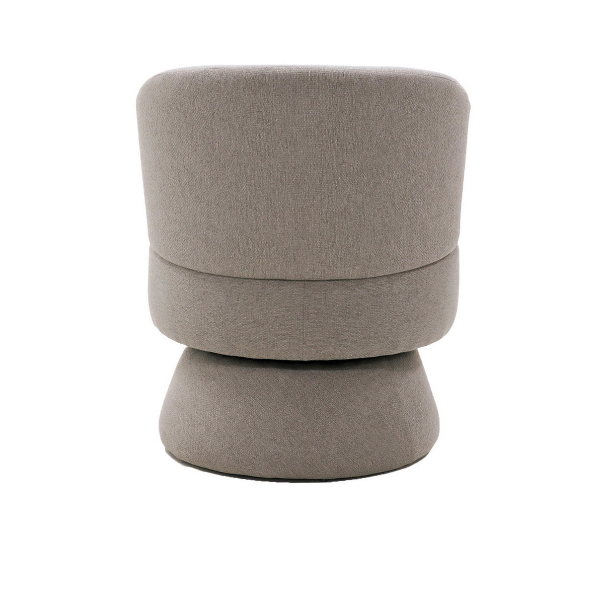 DREHSESSEL aus Stoff, Taupe - Taupe, Textil (65/79/64cm) - Giga Meubel