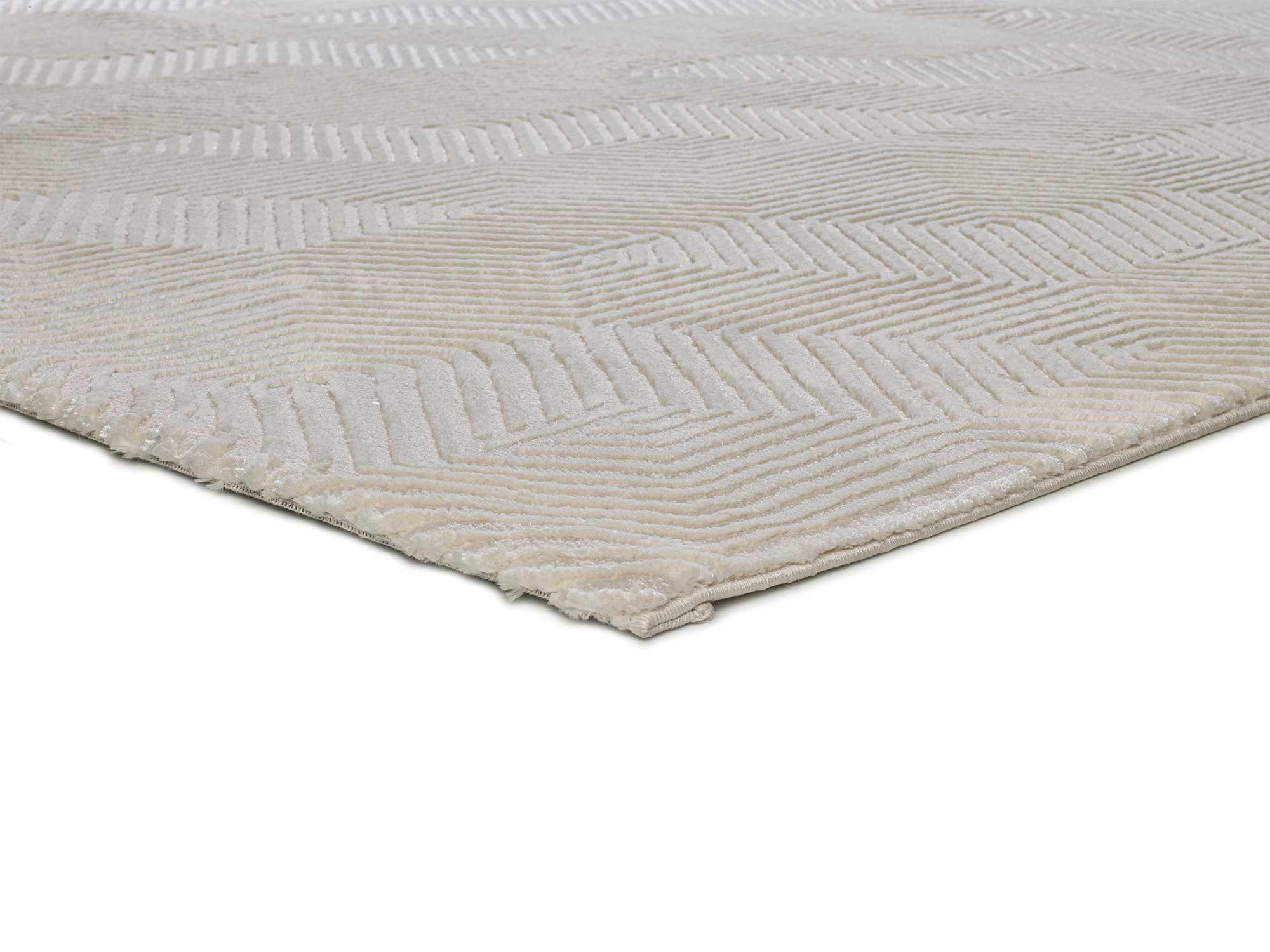 WEBTEPPICH Creme Sign 120/170 cm - Creme, Naturmaterialien/Textil (120/170cm) - Atticgo