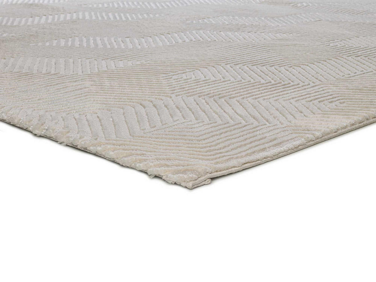 WEBTEPPICH Creme Sign 160/230 cm - Creme, Naturmaterialien/Textil (160/230cm) - Atticgo