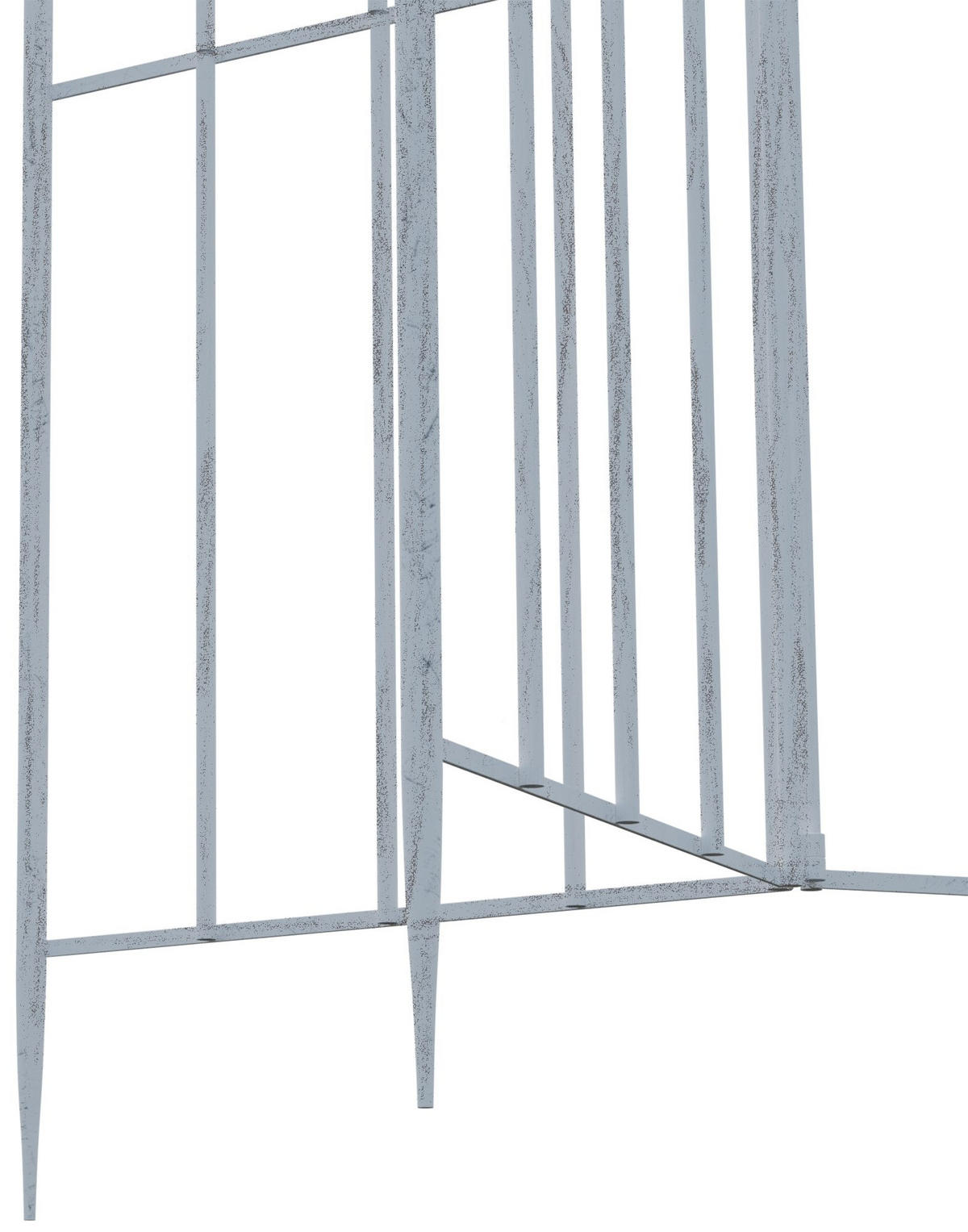 RANKGITTER Metall Antik Weiß - Weiß, Metall (70/234/70cm) - CLP