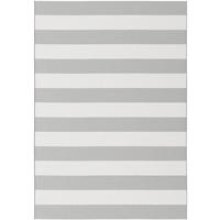 OUTDOORTEPPICH Der Gestreifte - Grau, Kunststoff (200/290cm) - Mokebo
