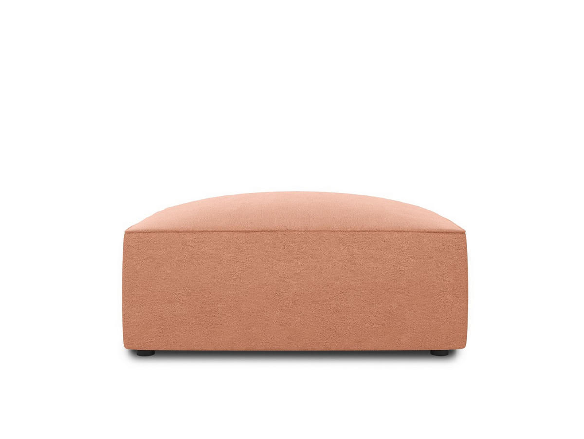 POUF Ruby aus Samt rosa - Pink, Textil (93/40/93cm) - Micadoni
