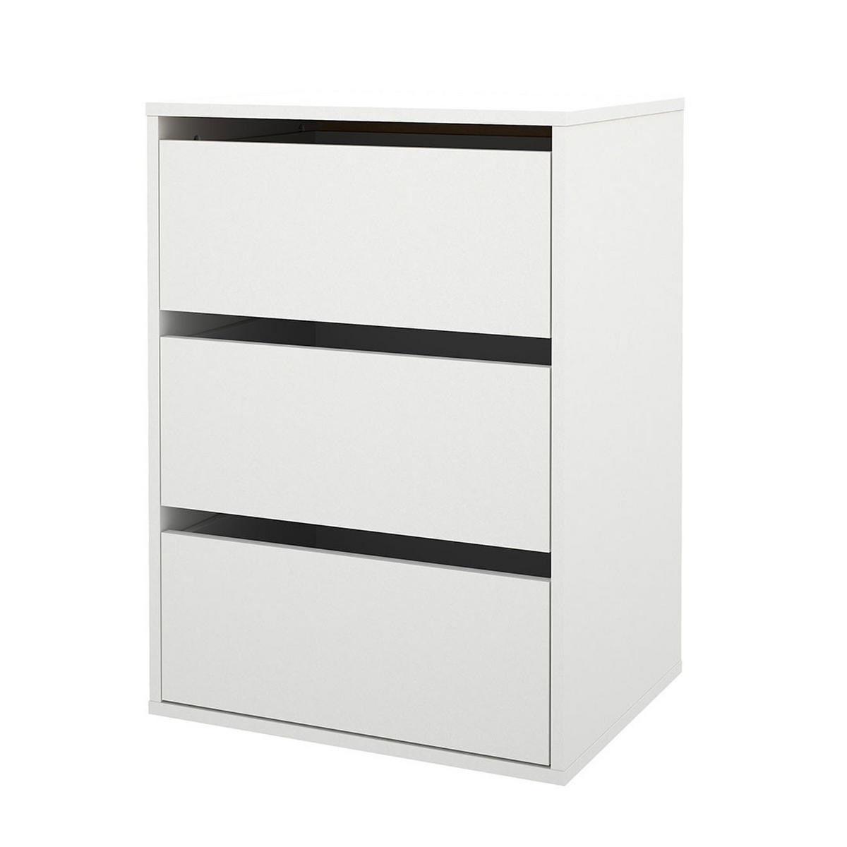 SCHUBLADENEINSATZ, Catania, Weiß, Holzwerkstoff, 71 x 40 x 51 cm - Weiß, Holzwerkstoff (71/51/40cm) - ebuy24