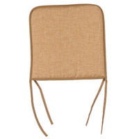 STUHLKISSEN mit Schleifen 38/38 cm - Dunkelbraun, Kunststoff (38cm) - Giftdecor