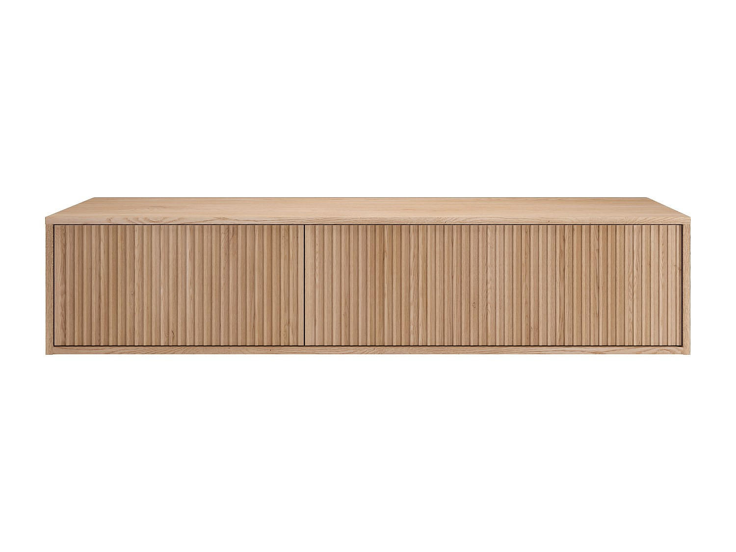 WASCHBECKENUNTERSCHRANK - 150 cm x 47 cm - holz - naturfarben hell Arnega - Naturfarben, Holz (150/32/47cm) - Vente-Unique
