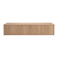 WASCHBECKENUNTERSCHRANK - 150 cm x 47 cm - holz - naturfarben hell Arnega - Naturfarben, Holz (150/32/47cm) - Vente-Unique