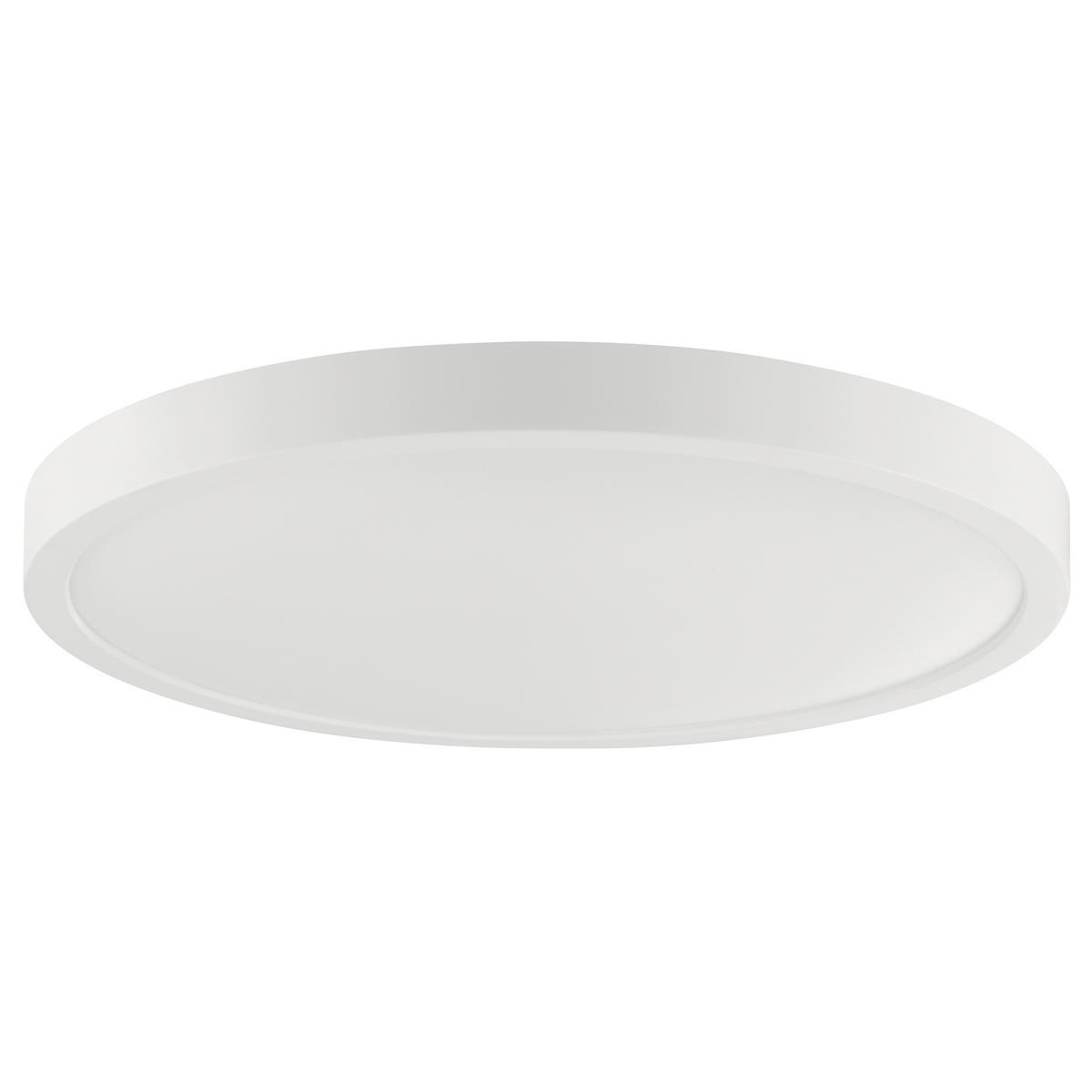 LED DECKENLEUCHTE Jade Weiß 37,5/37,5/3,1 cm - Weiß, Kunststoff (37.5/37.5/3.1cm) - Brilliant