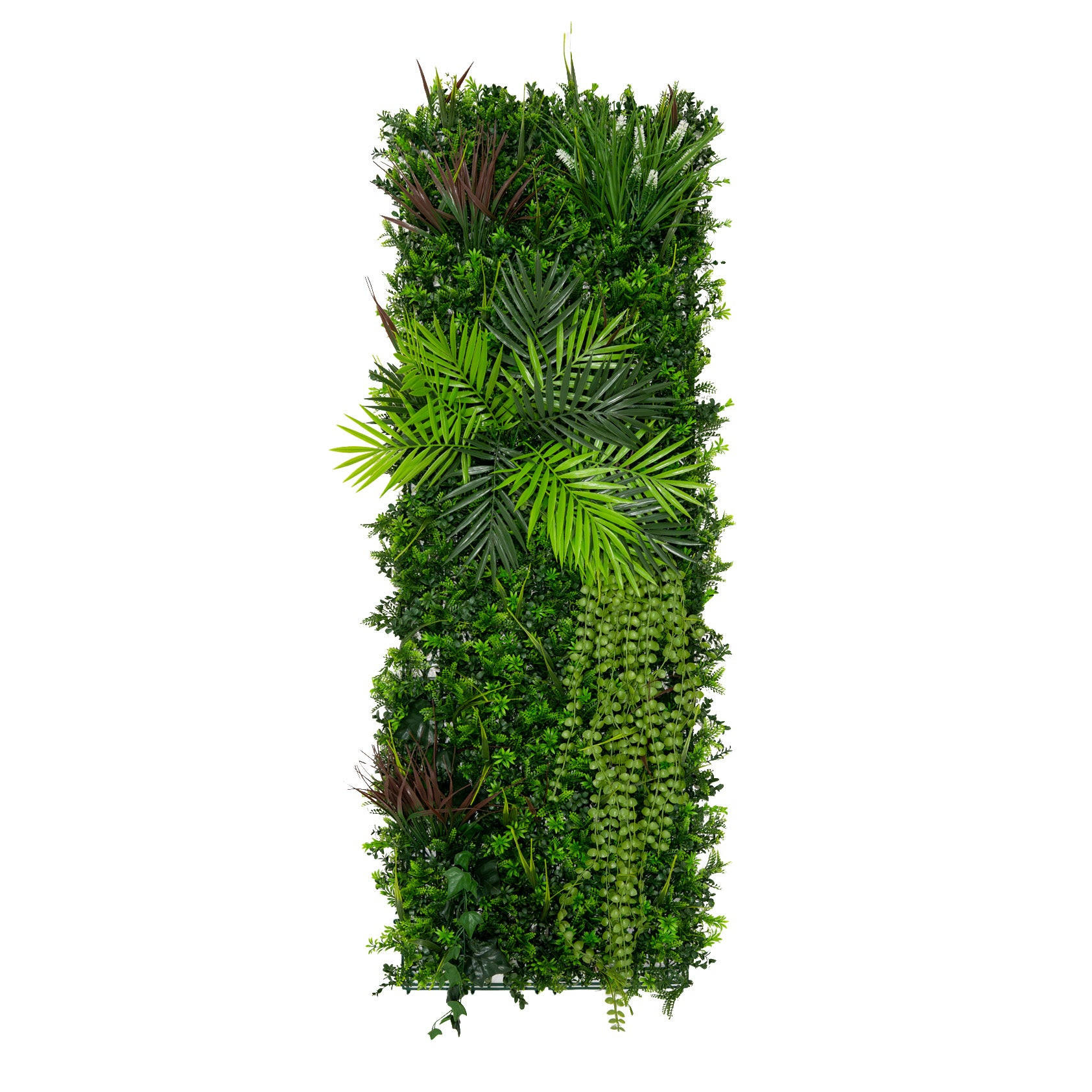WANDFLIESE Alina Künstliche Pflanze 50 cm x 150 cm - Grün, Kunststoff (100cm)