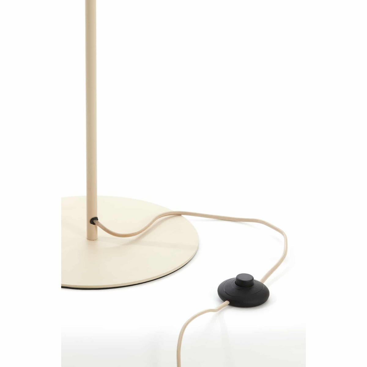 STEHLEUCHTE FRINGE Natürlich 30/30/165 cm - Hellbraun, Metall (30/30/165cm) - Walldoctor