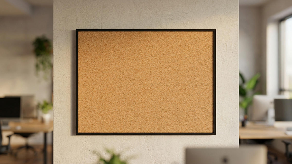 PINNWAND mit schwarzem Naturholzrahmen 120x90cm - Schwarz, Holz (120/90/1.5cm) - ALLboards
