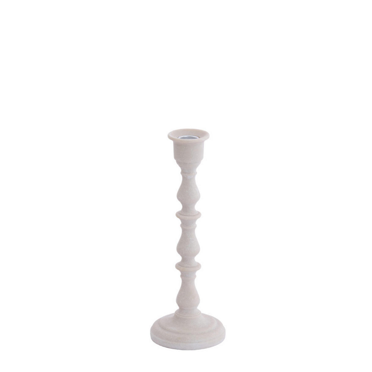 KERZENSTÄNDER Samora - Weiß - 10/10/27.5 cm - Weiß, Kunststoff (10/27.5/10cm) - Light & Living