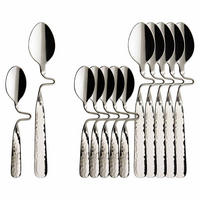 KAFFEE- & ESPRESSO-LÖFFEL NewWave Caffè Spoon silber 17,5 cm & 12 cm 12er Set - Silberfarben, Metall - Villeroy & Boch