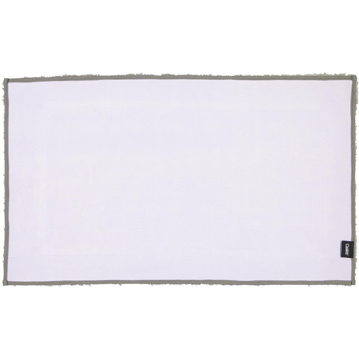 BADTEPPICHE LUXURY HOME TWO-TONE 590 GRAPHIT - 70 - Grau, Textil (60/100cm) - Cawö