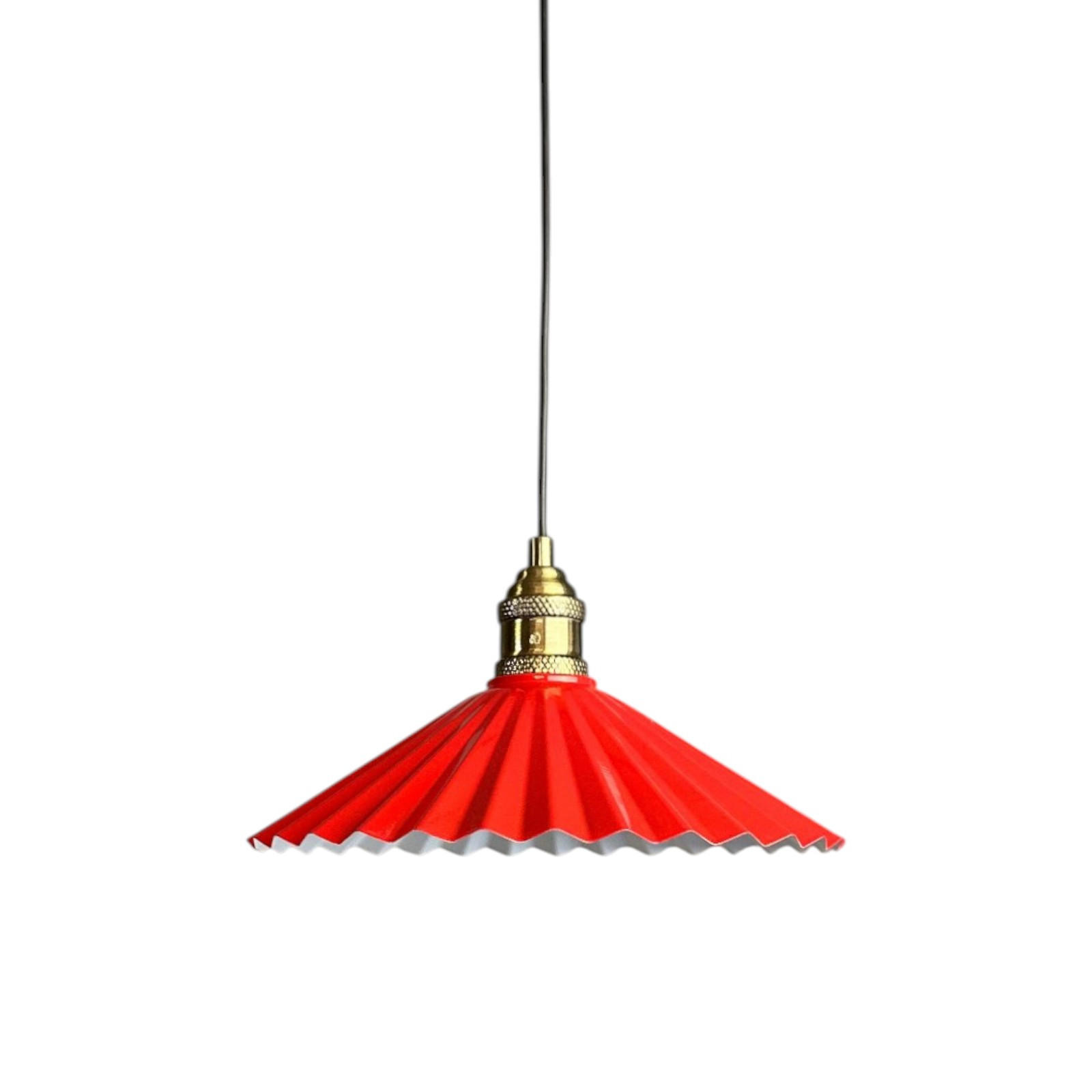 PENDELLEUCHTE Avilla - Rot, Metall (25/25/20cm) - Bamyum