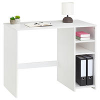 SCHREIBTISCH LIAM - Weiß, Holz (54/95/75cm) - IDIMEX