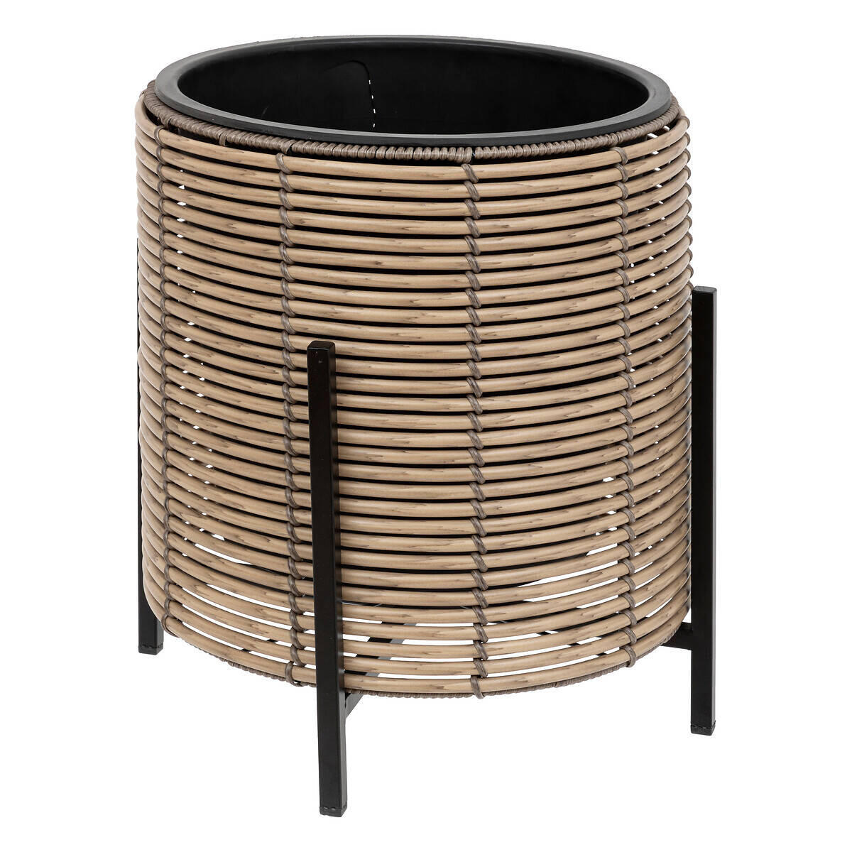 BLUMENTÖPFE 3er-Set - Braun, Kunststoff (42cm) - Atmosphera Createur d´interieur