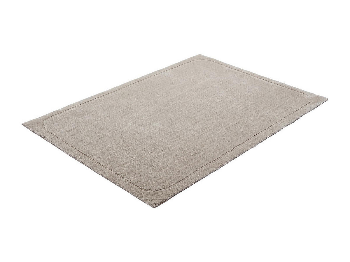 WOHNZIMMERTEPPICH - 230 cm x 160 cm - Stoff - Taupe - VELINA - Taupe, Textil (230/160cm) - Vente-Unique