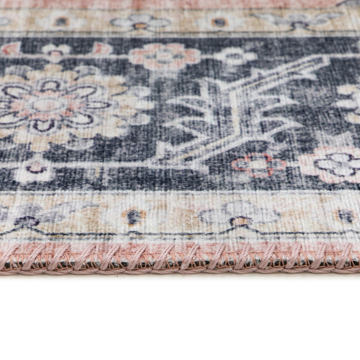 TEPPICH mit englischer Nahtverarbeitung grau - Grau, Textil (160/230cm) - AFK Living