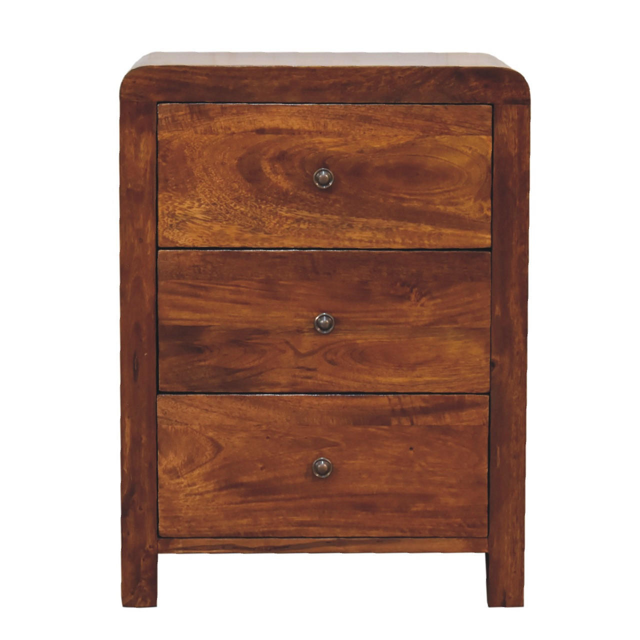 Artisan Furniture NOČNÍ STOLEK Haus masivní dřevo, 1 zásuvka, béžová