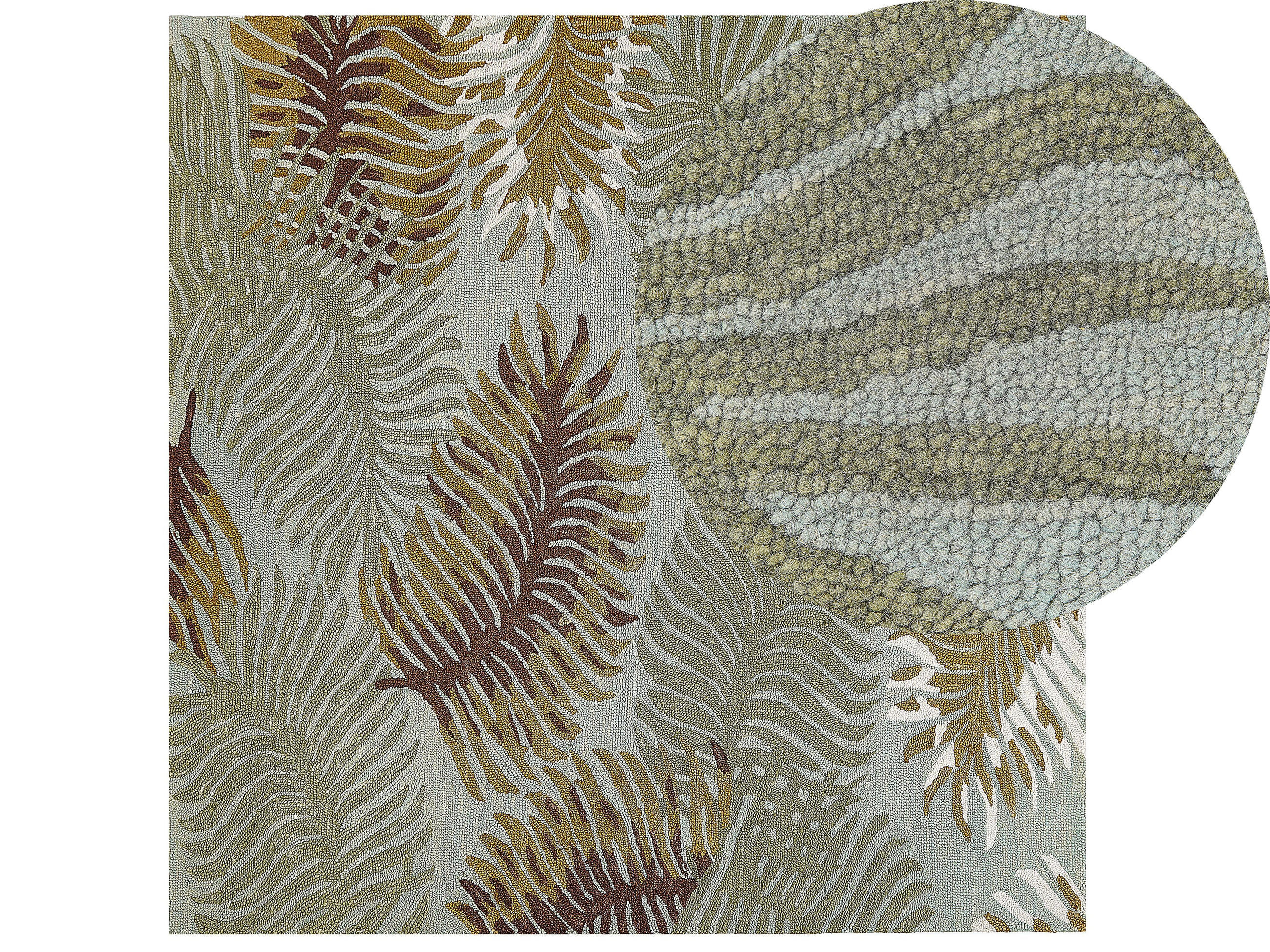 VINTAGE-TEPPICH Vize 200/200 cm - Multicolor, Textil (200/200cm) - Beliani