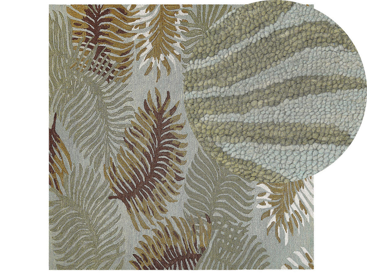 VINTAGE-TEPPICH Vize 200/200 cm - Multicolor, Textil (200/200cm) - Beliani