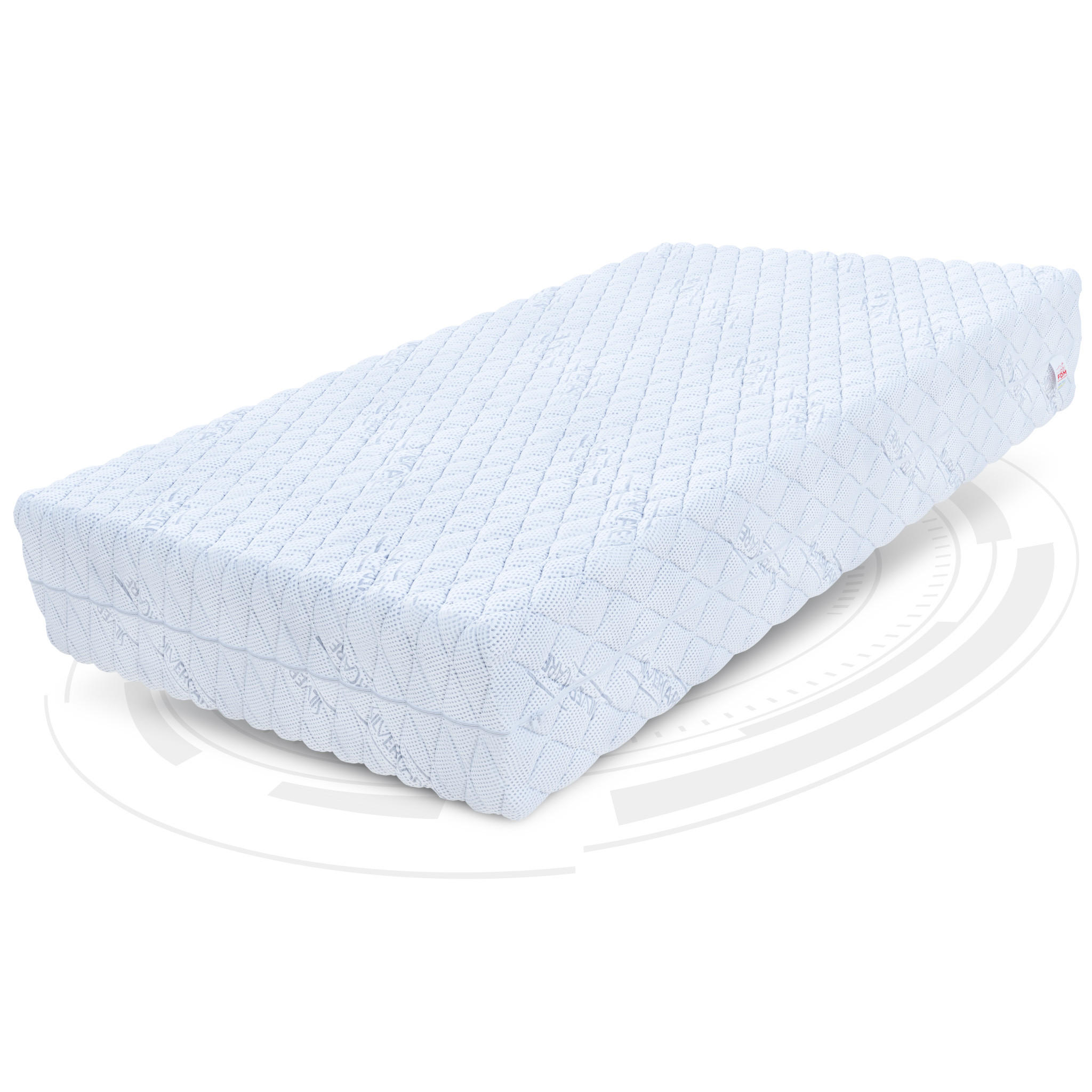 TASCHENFEDERKERNMATRATZE Summer - Weiß, Textil (100/200cm) - FDM