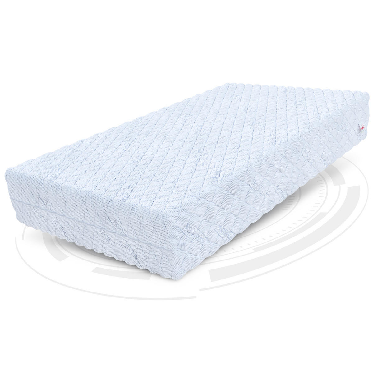 TASCHENFEDERKERNMATRATZE Summer - Weiß, Textil (80/200cm) - FDM