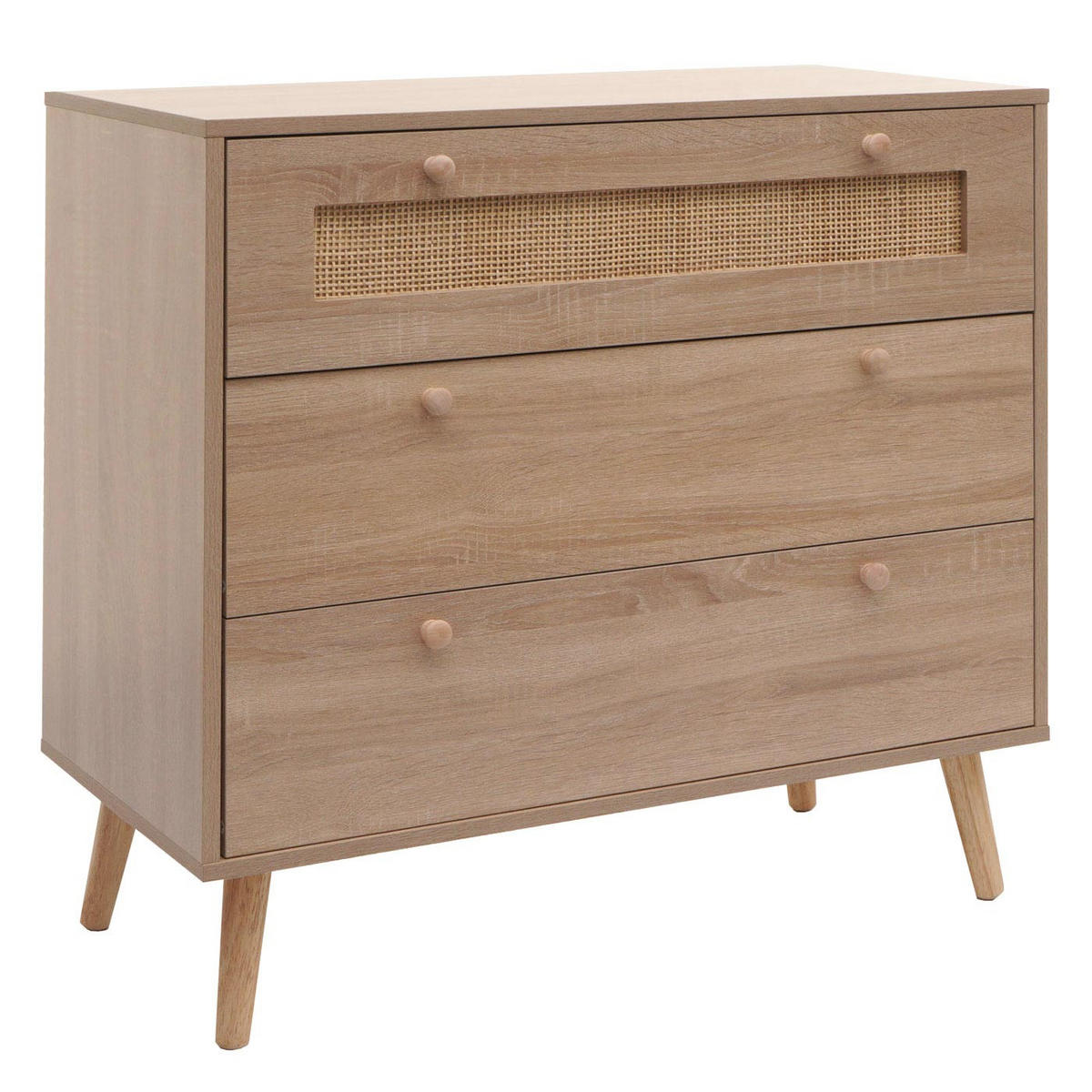 SCHUBLADENKOMMODE Braun - Braun, Holzwerkstoff (80/78/39cm) - MCW