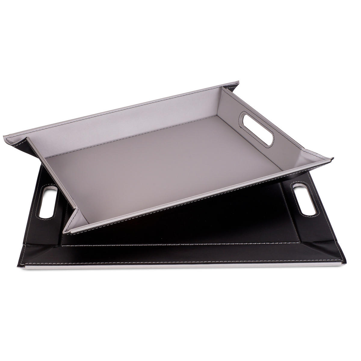 WENDETABLETT Grau / Schwarz - 45 x 35cm - Multicolor, Textil (35/0.8/45cm) - Freeform