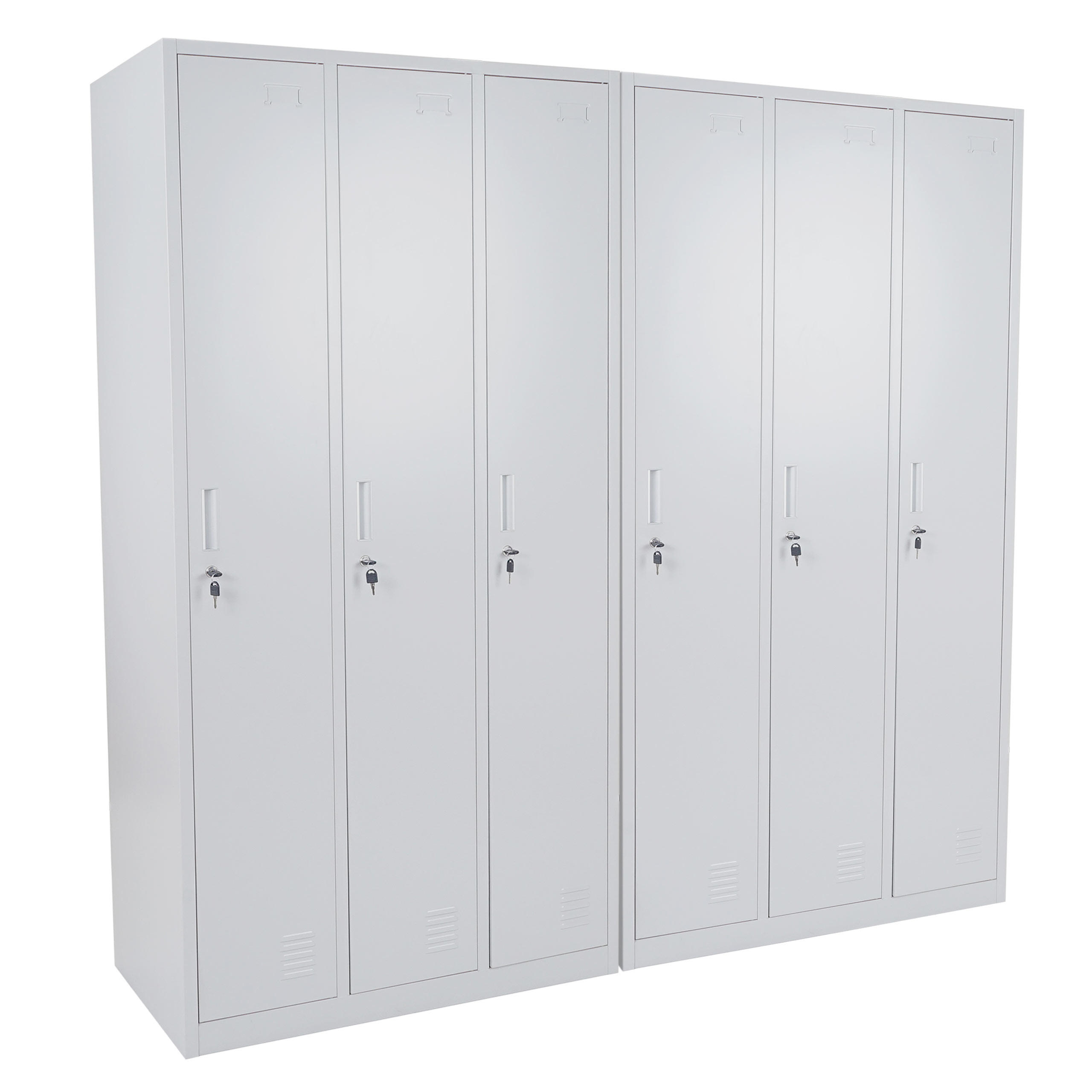 SCHLIESSFACH Grau - Grau, Metall (180/180/50cm) - MCW