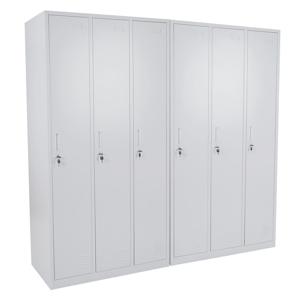 SCHLIESSFACH Grau - Grau, Metall (180/180/50cm) - MCW