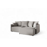 ECKSOFA Minea Mit Schlaffunktion - Beige, Holzwerkstoff/Textil (221/153cm) - Fun Möbel